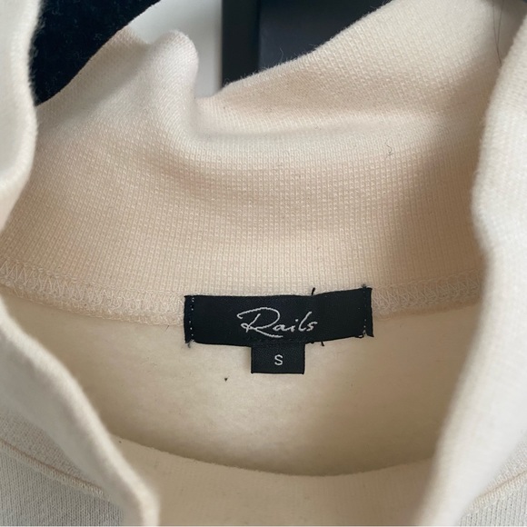 RAILS BLAIR WHITE MOCK NECK SWEATER - Picture 3 of 7